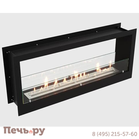 Встроенный биокамин Lux Fire сквозной 1130 S фото 4
