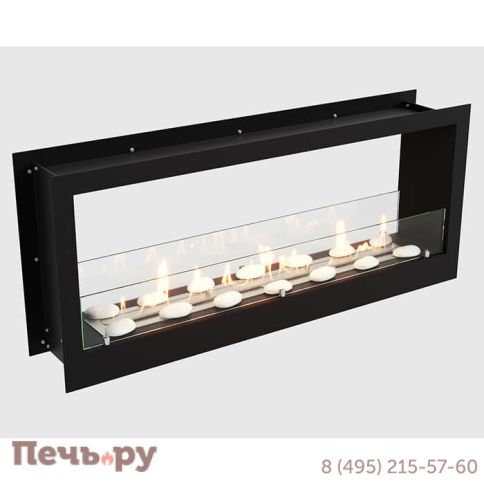 Встроенный биокамин Lux Fire сквозной 1130 S фото 7
