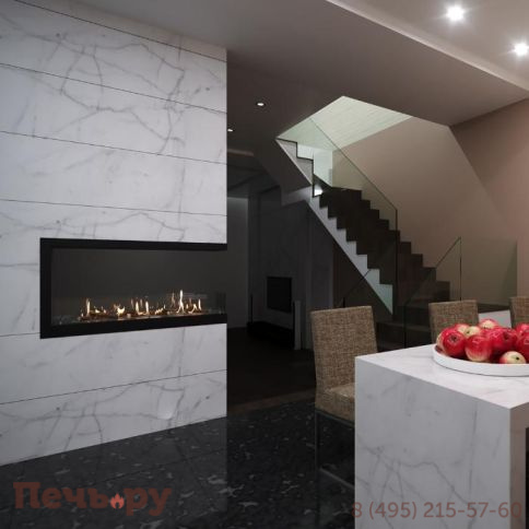 Встроенный биокамин Lux Fire торцевой 1090 S фото 2