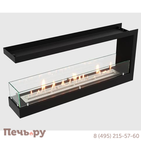 Встроенный биокамин Lux Fire торцевой 1090 S фото