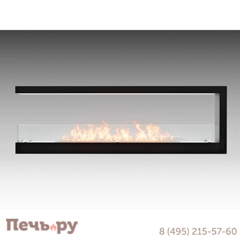 Встроенный биокамин Lux Fire Торцевой 1500 S фото 3