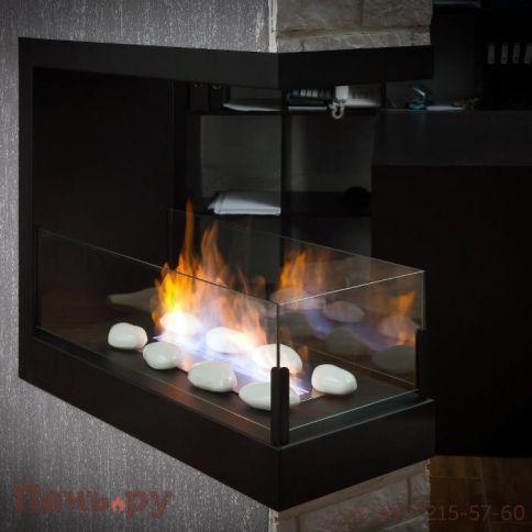 Встроенный биокамин Lux Fire торцевой 490 S фото 2