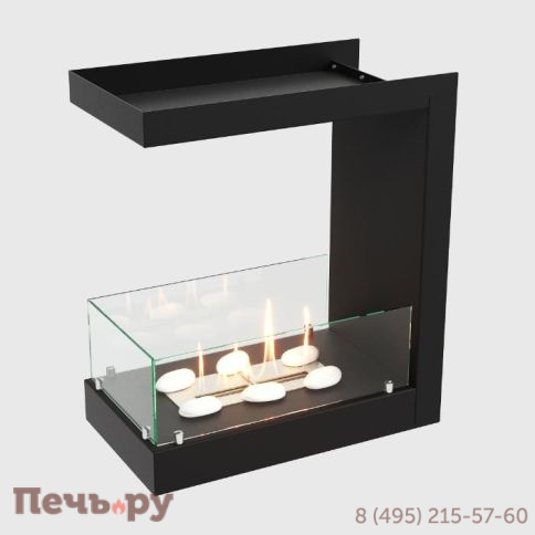 Встроенный биокамин Lux Fire торцевой 555 М фото 4