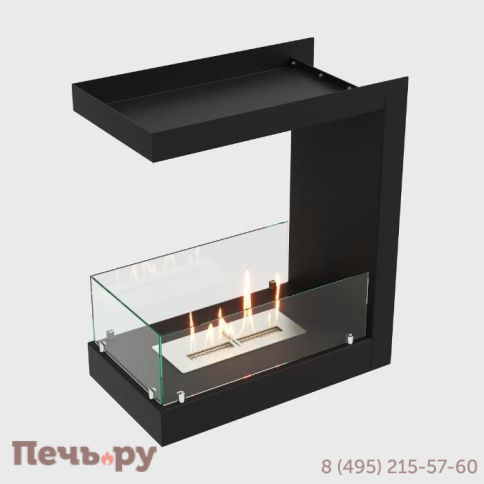 Встроенный биокамин Lux Fire торцевой 555 М фото