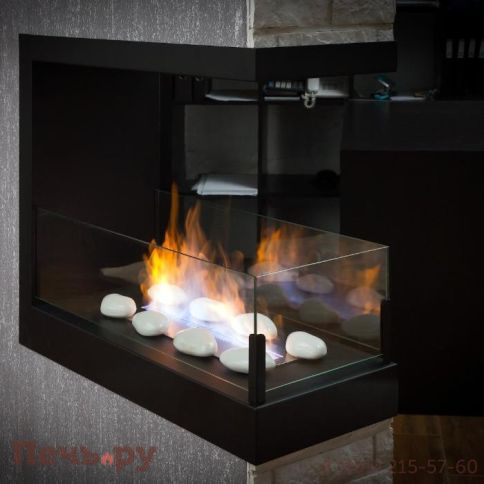 Встроенный биокамин Lux Fire торцевой 755 М фото 3