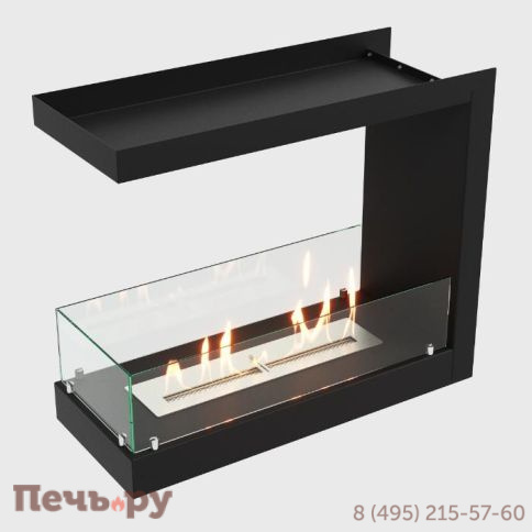 Встроенный биокамин Lux Fire торцевой 755 М фото