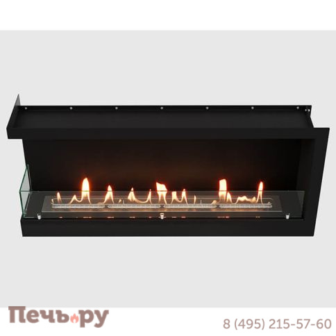 Встроенный биокамин Lux Fire угловой 1090 S фото