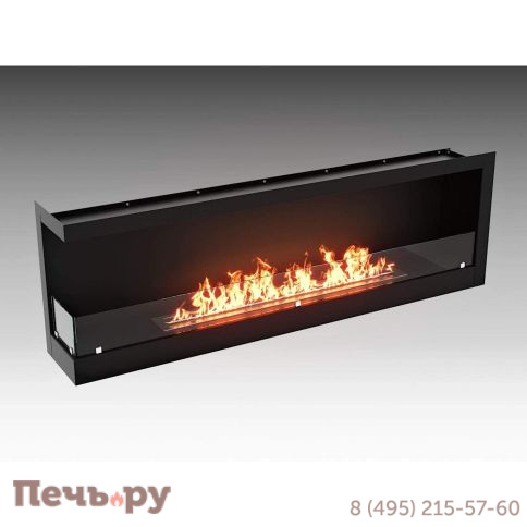Встроенный биокамин Lux Fire Угловой 1500 S фото