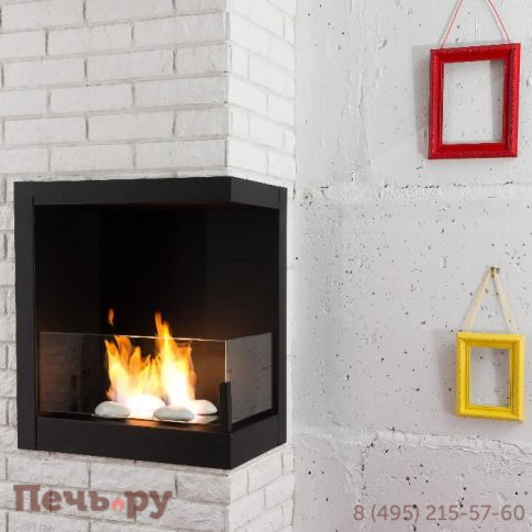 Встроенный биокамин Lux Fire угловой 490 S фото 3