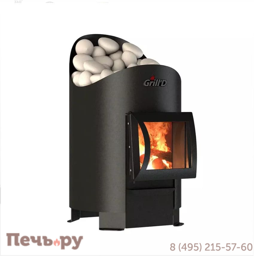 Банная печь Grill’D Aurora mini Short (дверца со стеклом)⚡ – купить с ...