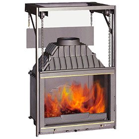 Каминная топка Laudel 700 Гранд Визьон контргруз фото