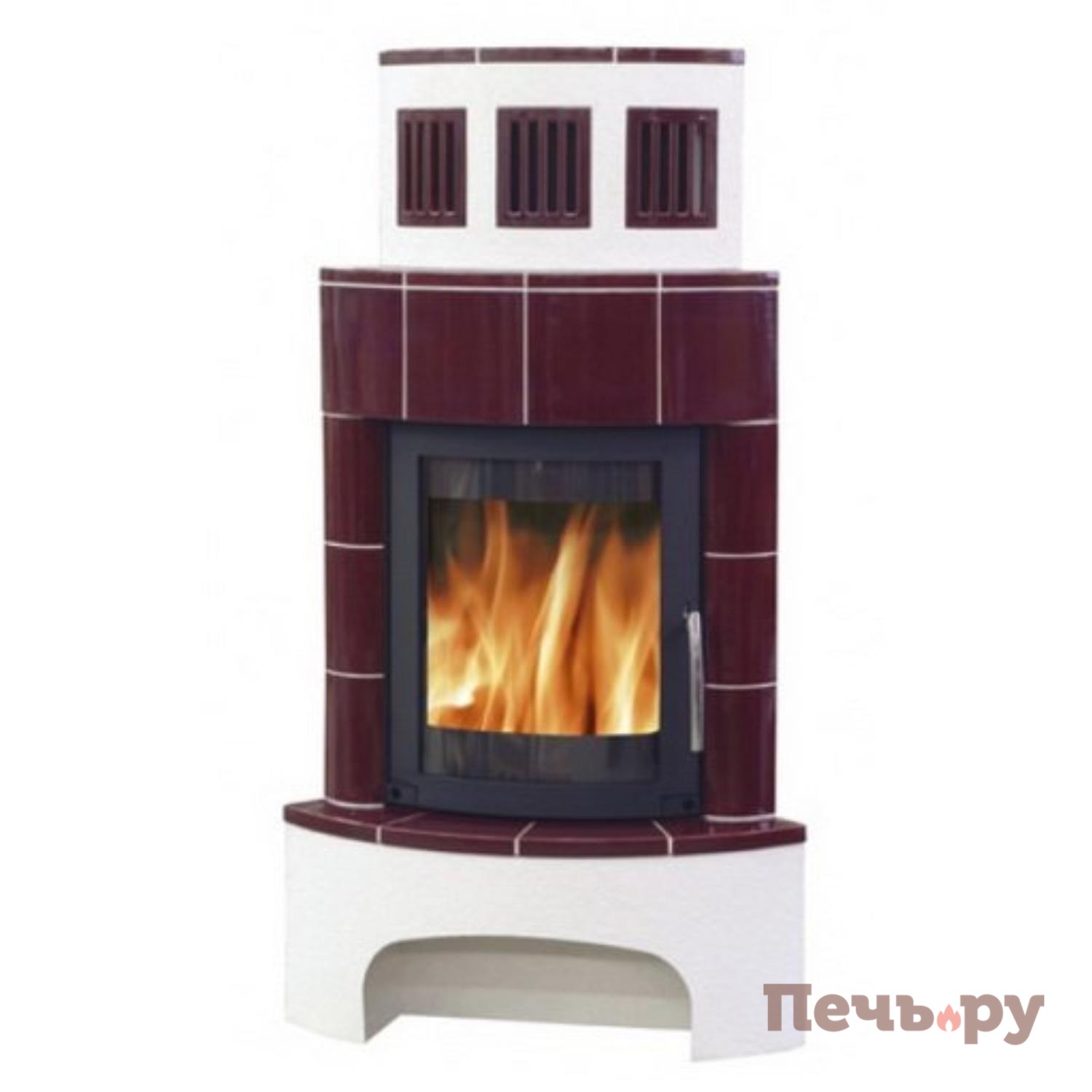 Кафельная печь ABX Normandie видео