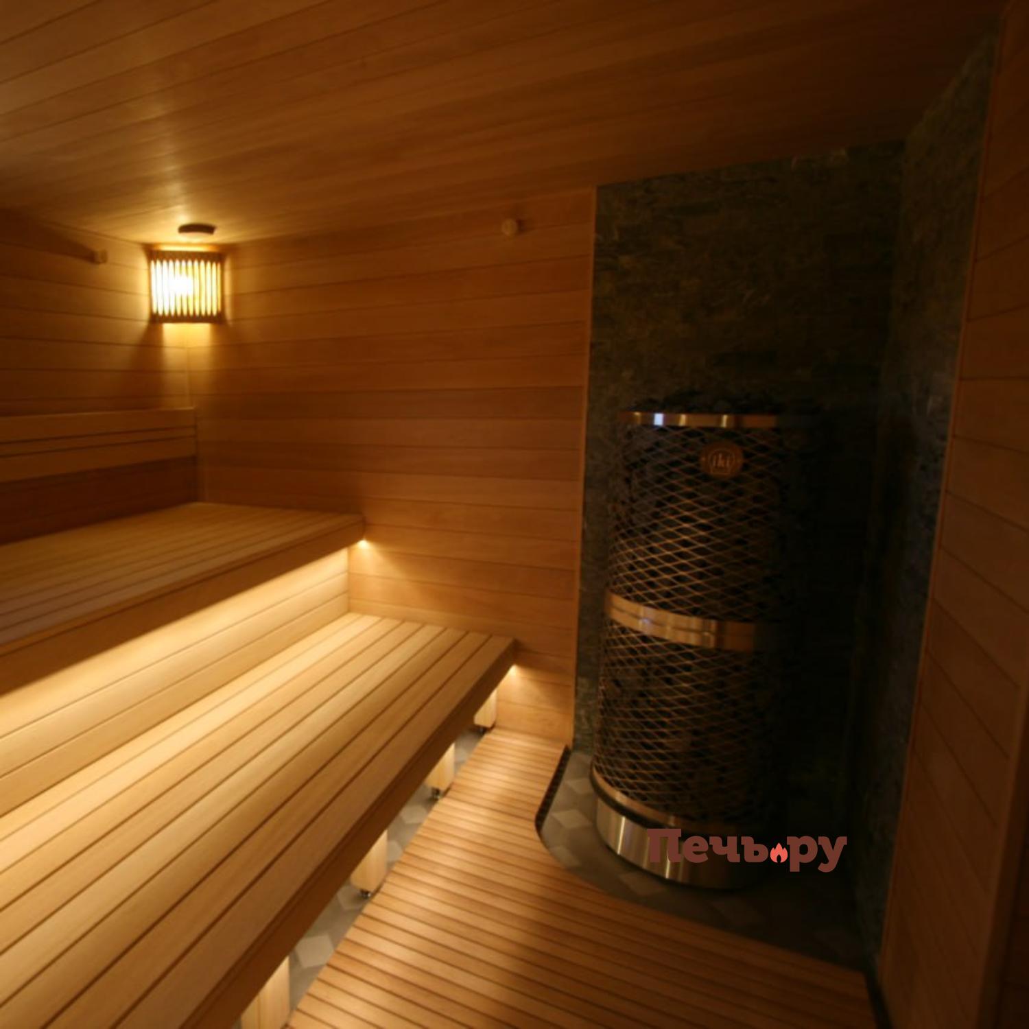 Печь для сауны IKI Pillar  24 кВт видео Печь для сауны IKI Pillar  24 кВт видео