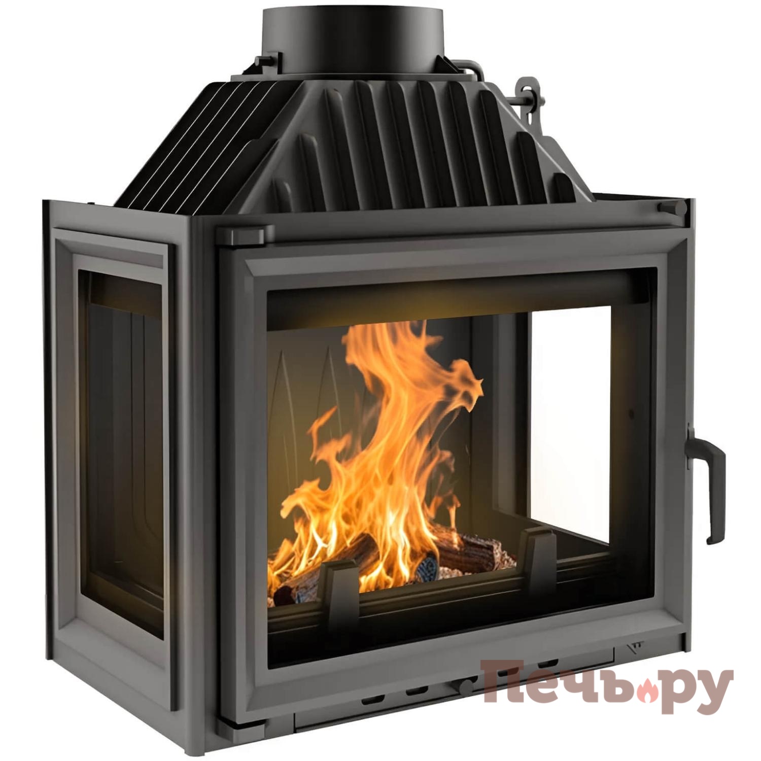 Каминная топка Kratki Maja/LP (стекло слева-справа) видео