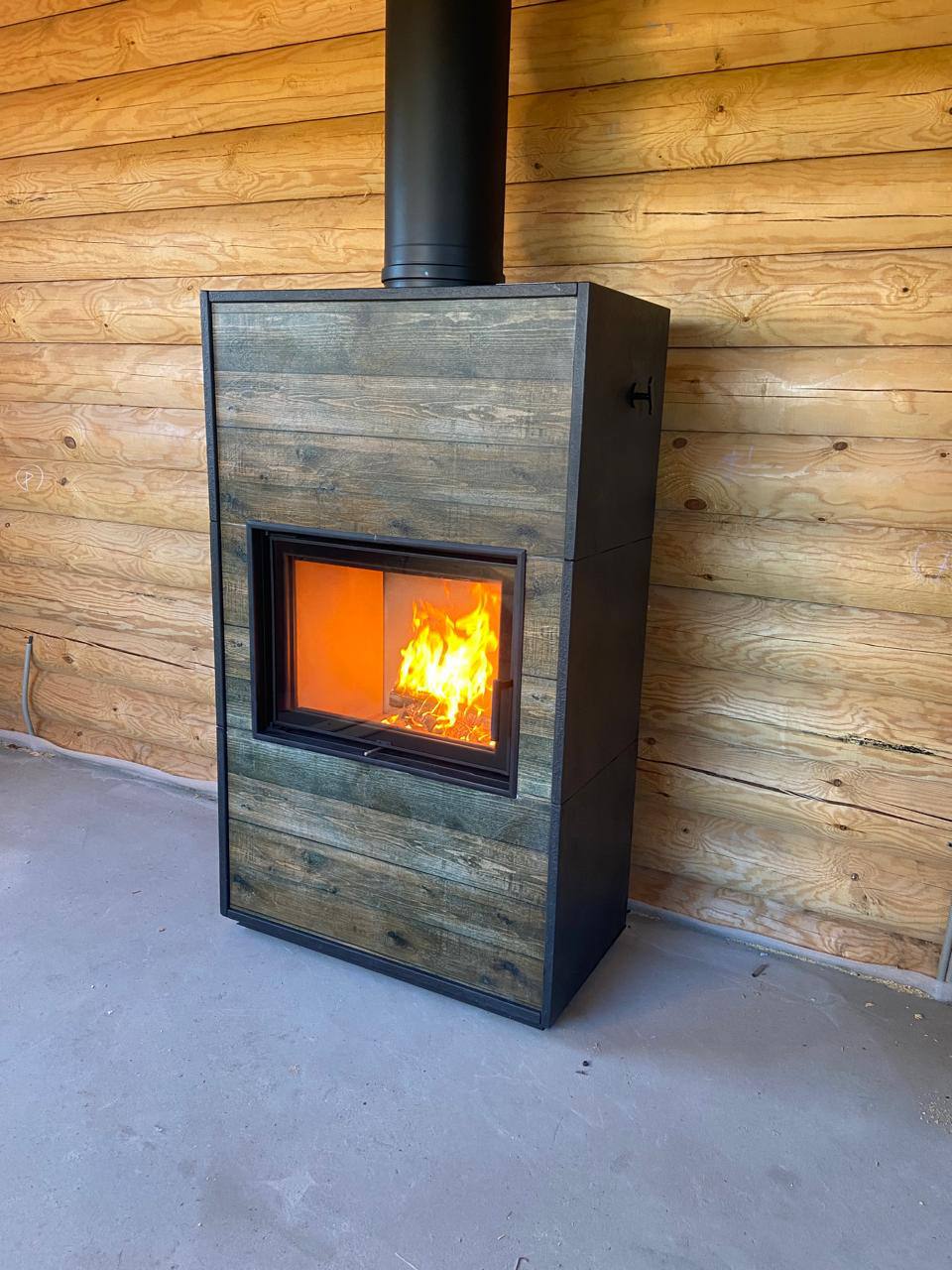 Печь-камин Астов Aplit М 700 видео