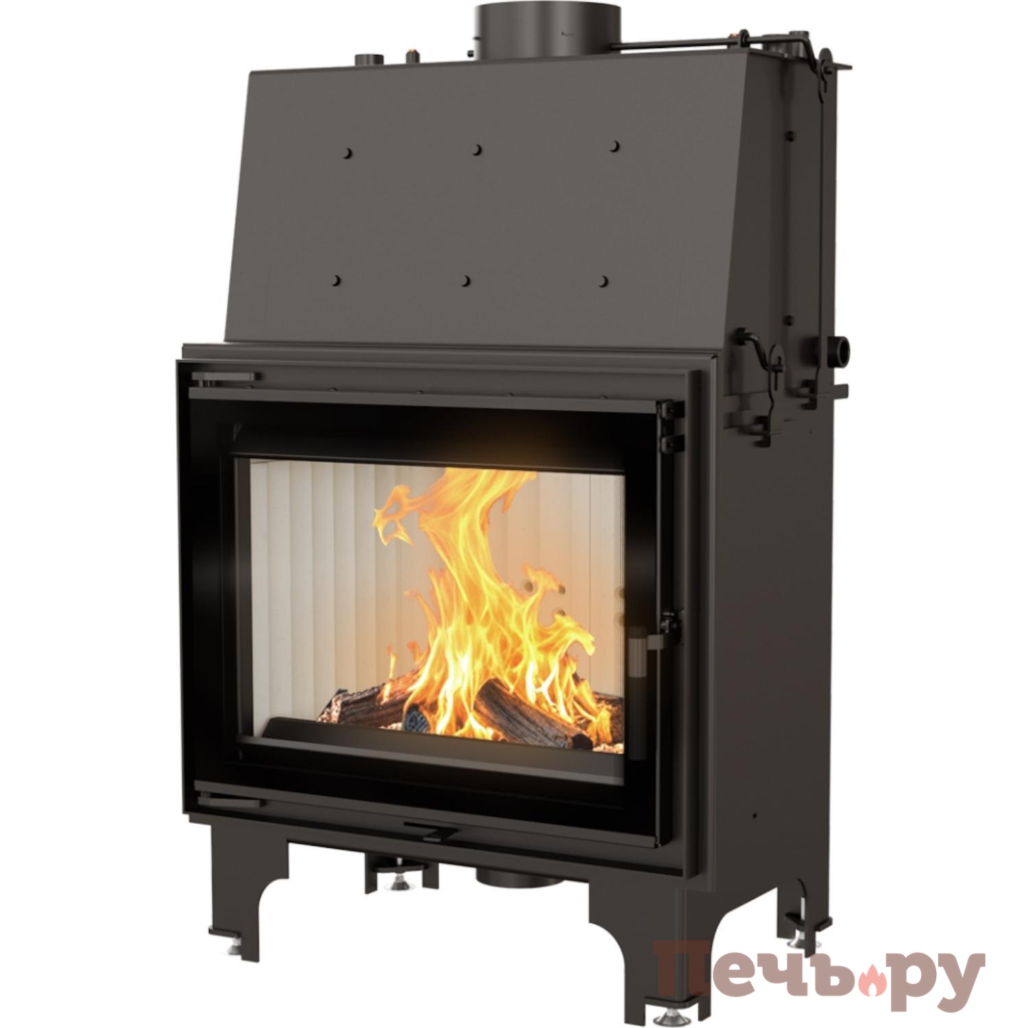 Каминная топка Kratki Aquario/A/14/PW/W/DG видео