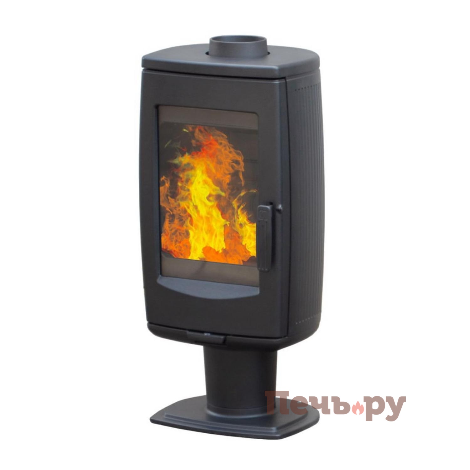 Печь камин Plamen Aria, черная видео