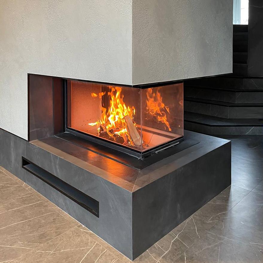 Каминная топка Brunner Panorama-Kamin 51/88/50/88 видео