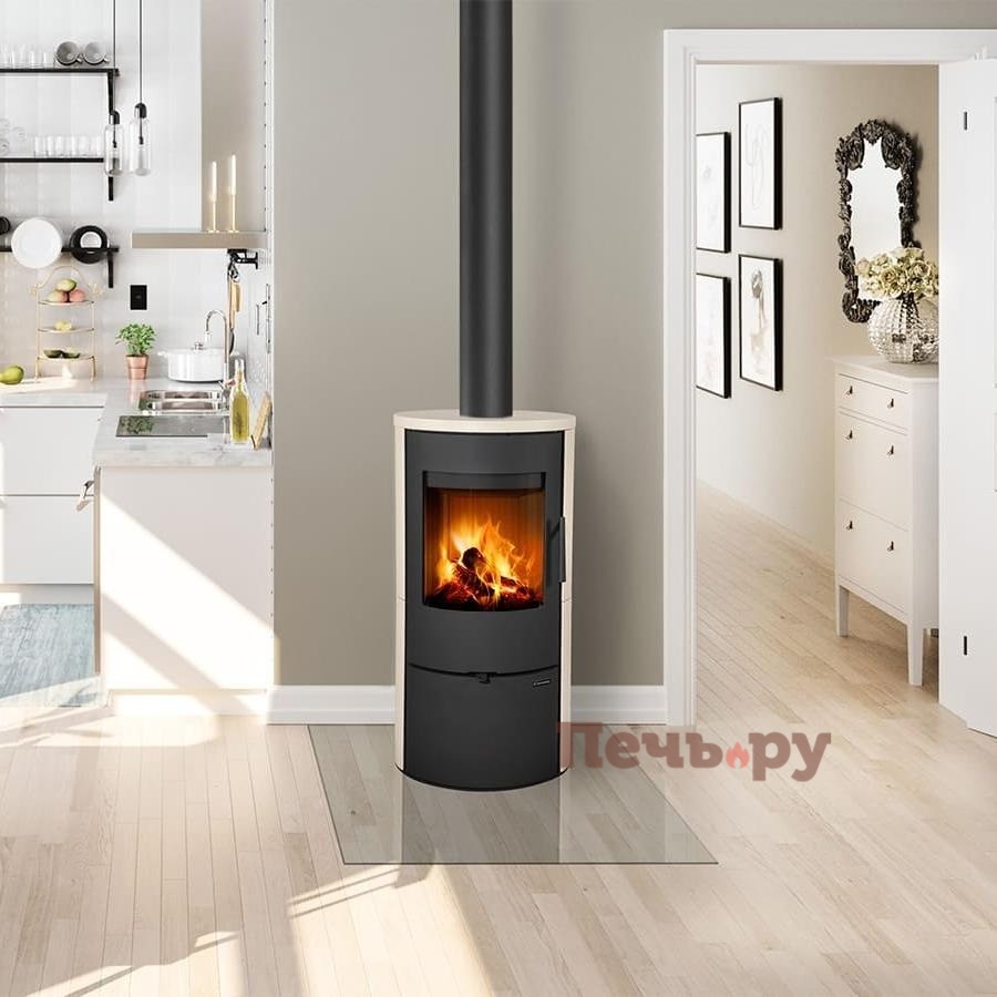 Печь камин Romotop Evora 01 керамика видео