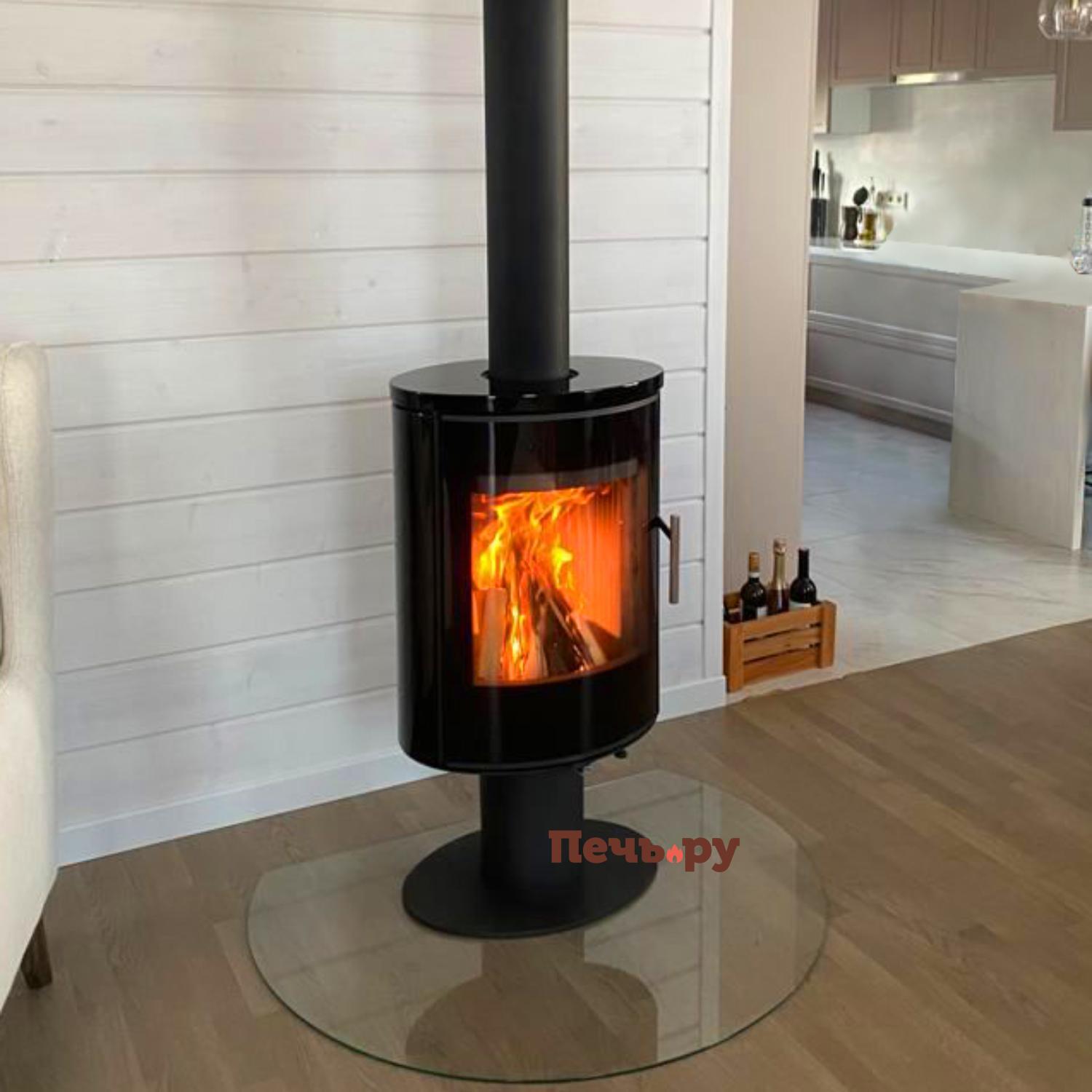 Печь камин Romotop Laredo T керамика видео