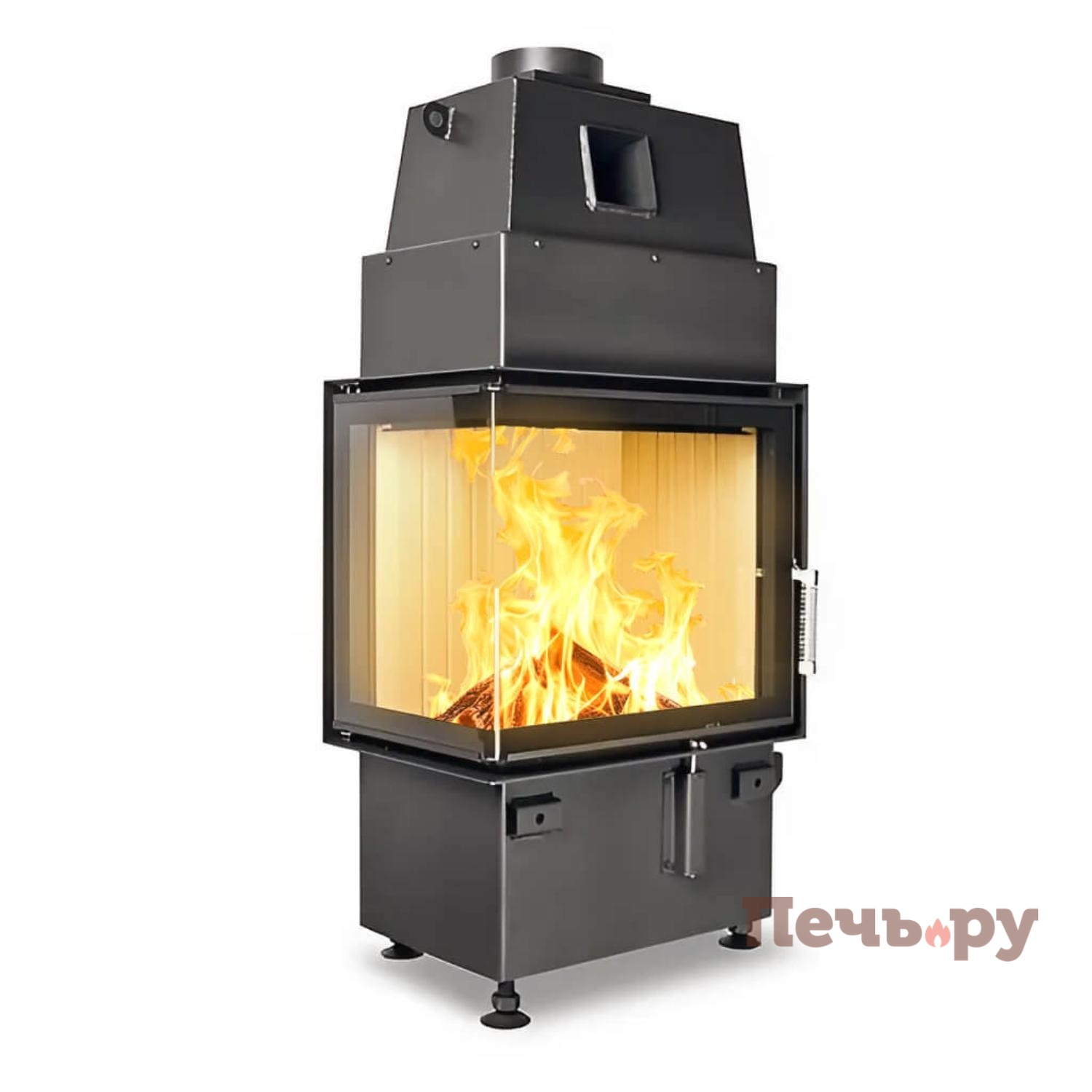 Каминная топка Hoxter Ecka 50/35/45 боковое открывание видео