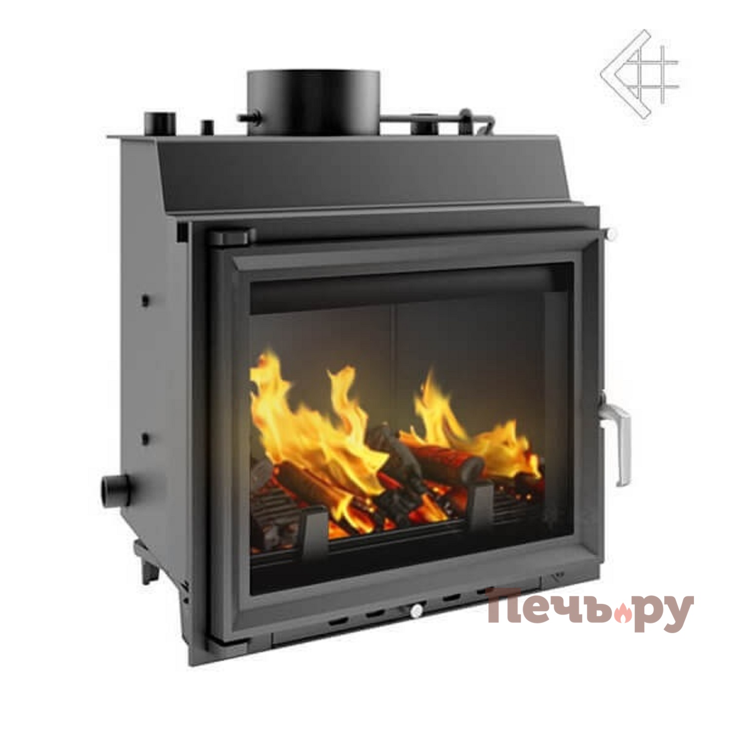 Каминная топка Kratki Antek/PW/8/W видео