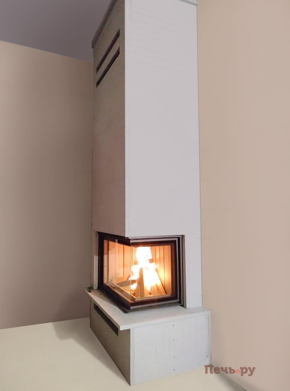 Каминная топка Астов П2С 8457 видео