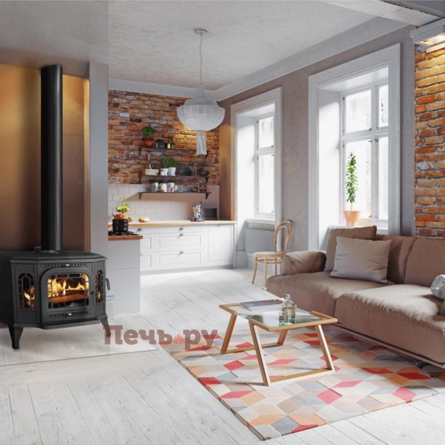 Печь камин Kaw-Met P7 10.5 kW LB Eko видео Печь камин Kaw-Met P7 10.5 kW LB Eko видео