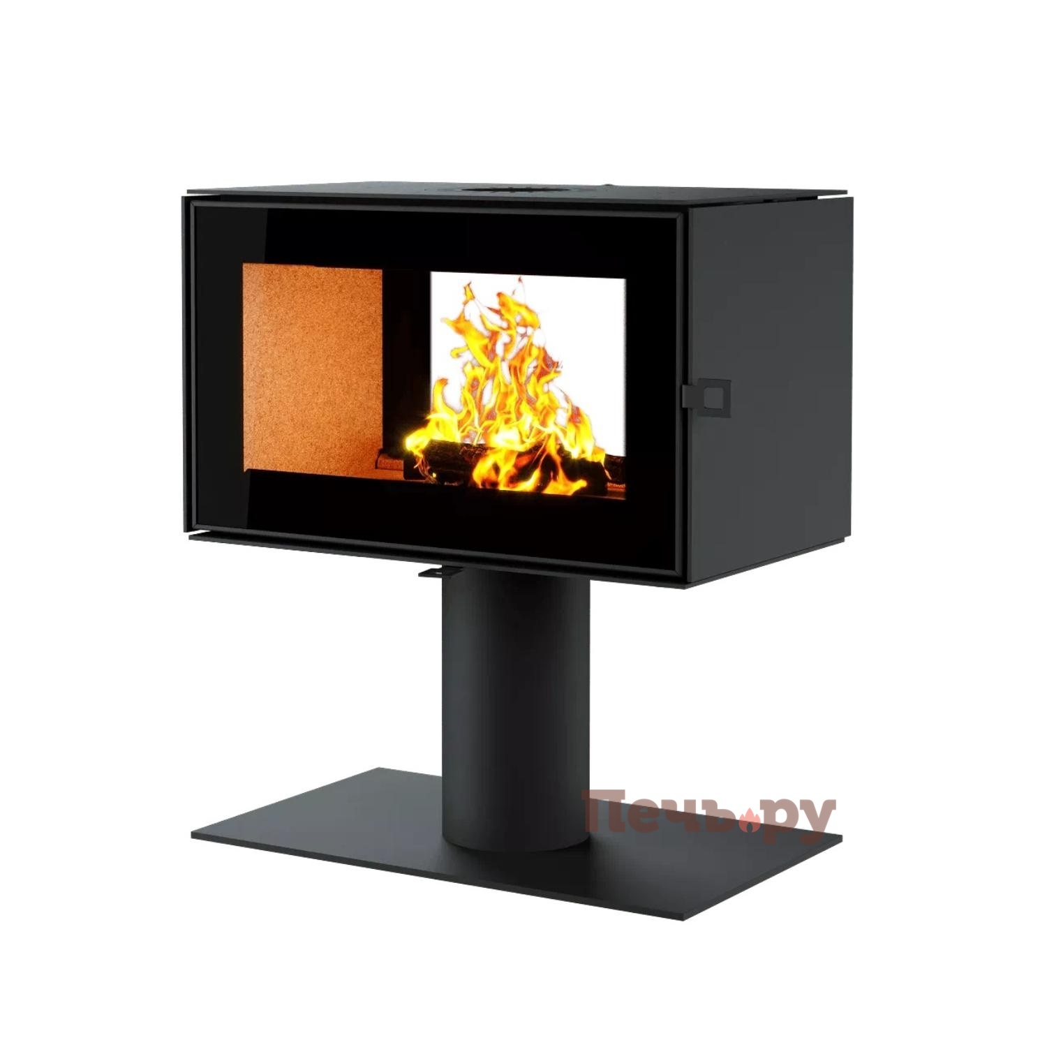 Печь камин Астов Куб Т 800 видео