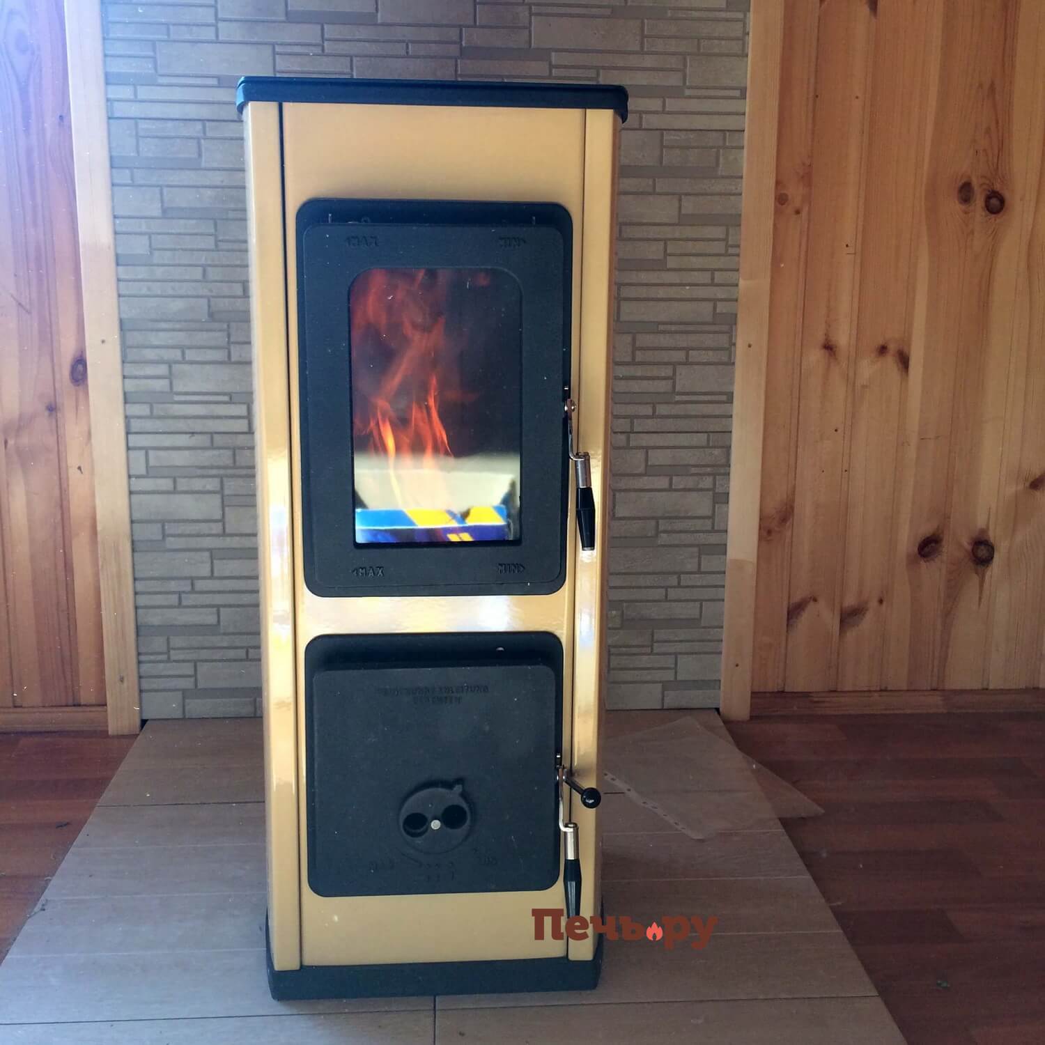 Печь отопительная Thorma Milano II termoplate видео