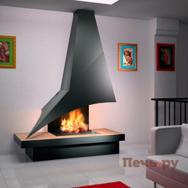 Готовый камин Bordelet Elisa 981 пристенный без стекла видео