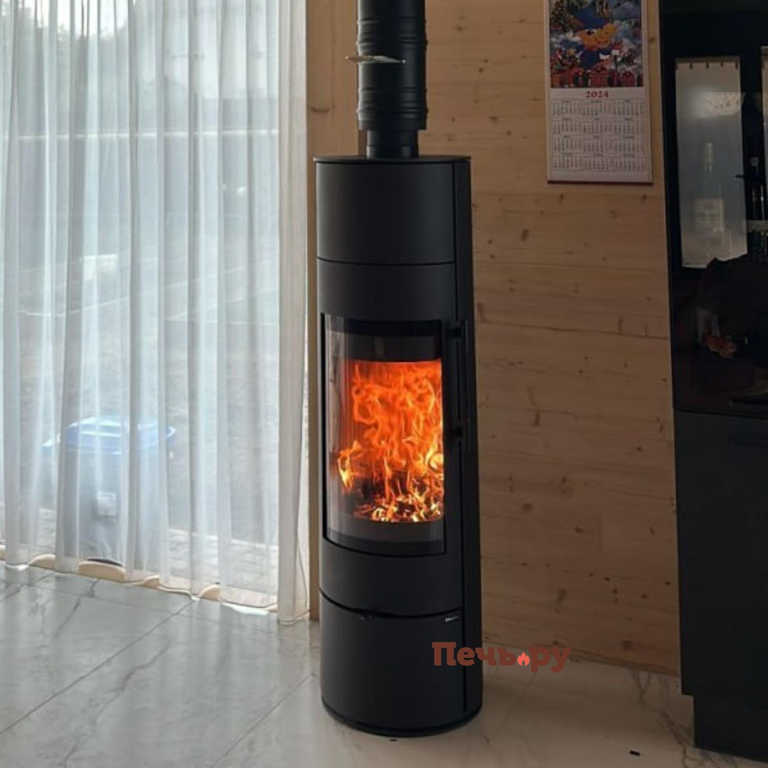 Печь камин Romotop Luanco N металл видео