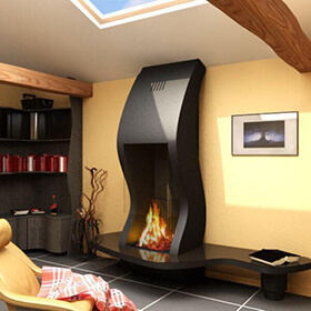 Камин Virtu Style Big Bend (Биг Бенд) фото