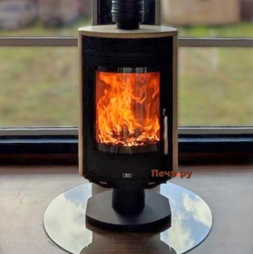Печь камин ABX Arktis 8 поворотный видео