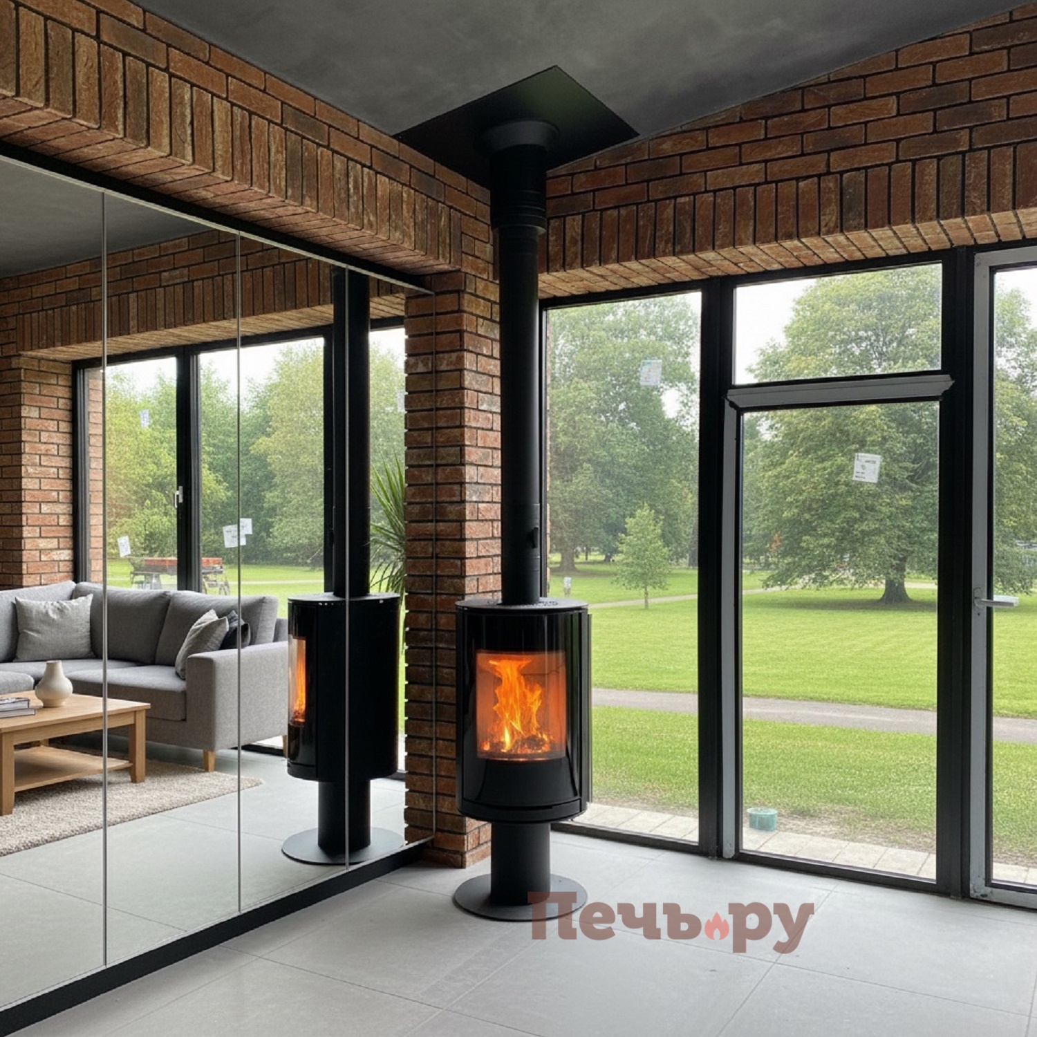 Печь камин Астов R1.0 N Plus сталь видео