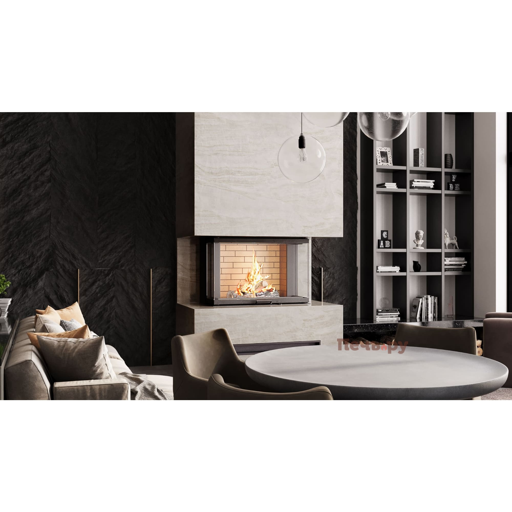 Каминная топка Астов П3С 11074 видео