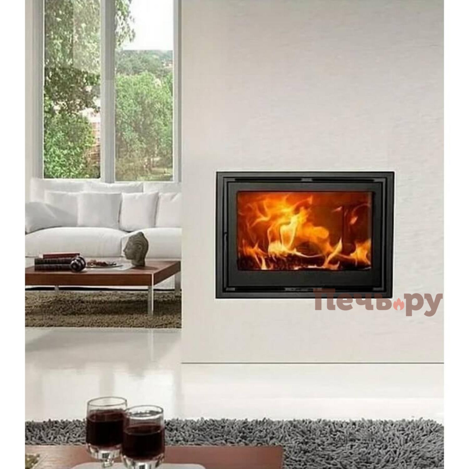 Каминная топка Panadero Insert CS Ecodesign видео