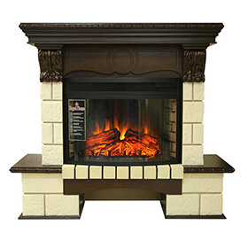 Портал Royal Flame Pierre Luxe шампань под очаг Dioramic 25FX фото