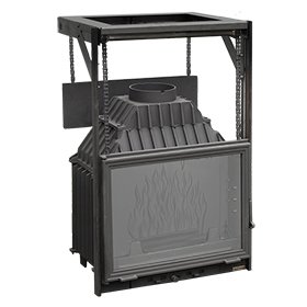 Каминная чугунная топка Мета Камилла 700 П фото