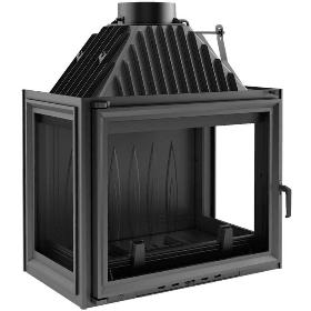 Каминная топка Kratki Amelia/LP (стекло слева-справа) фото