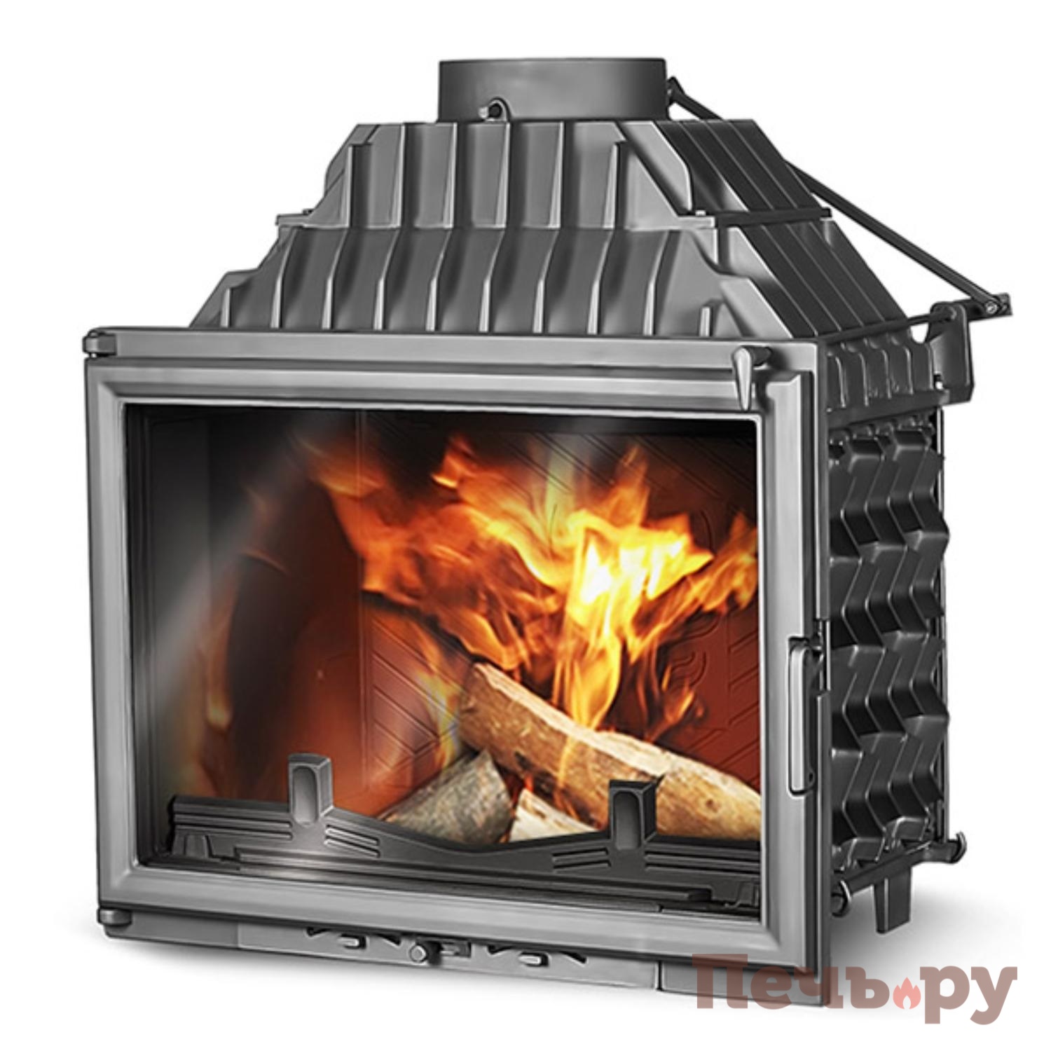 Каминная чугунная топка  Kaw-Met W11 18,1 кВт видео