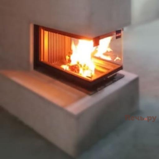 Каминная топка Астов П3С 53(84)57 видео