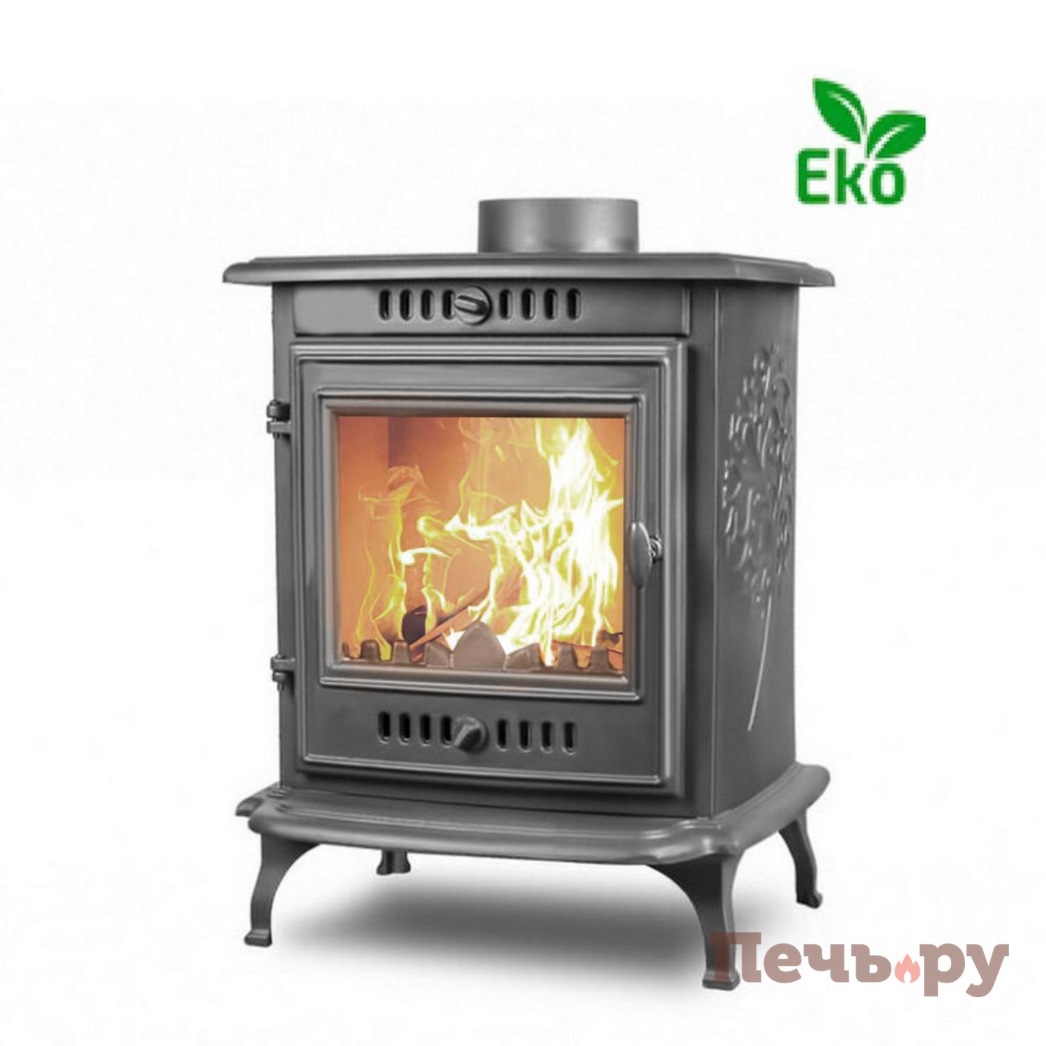Печь камин Kaw-Met P10 6.8 Eko видео Печь камин Kaw-Met P10 6.8 Eko видео