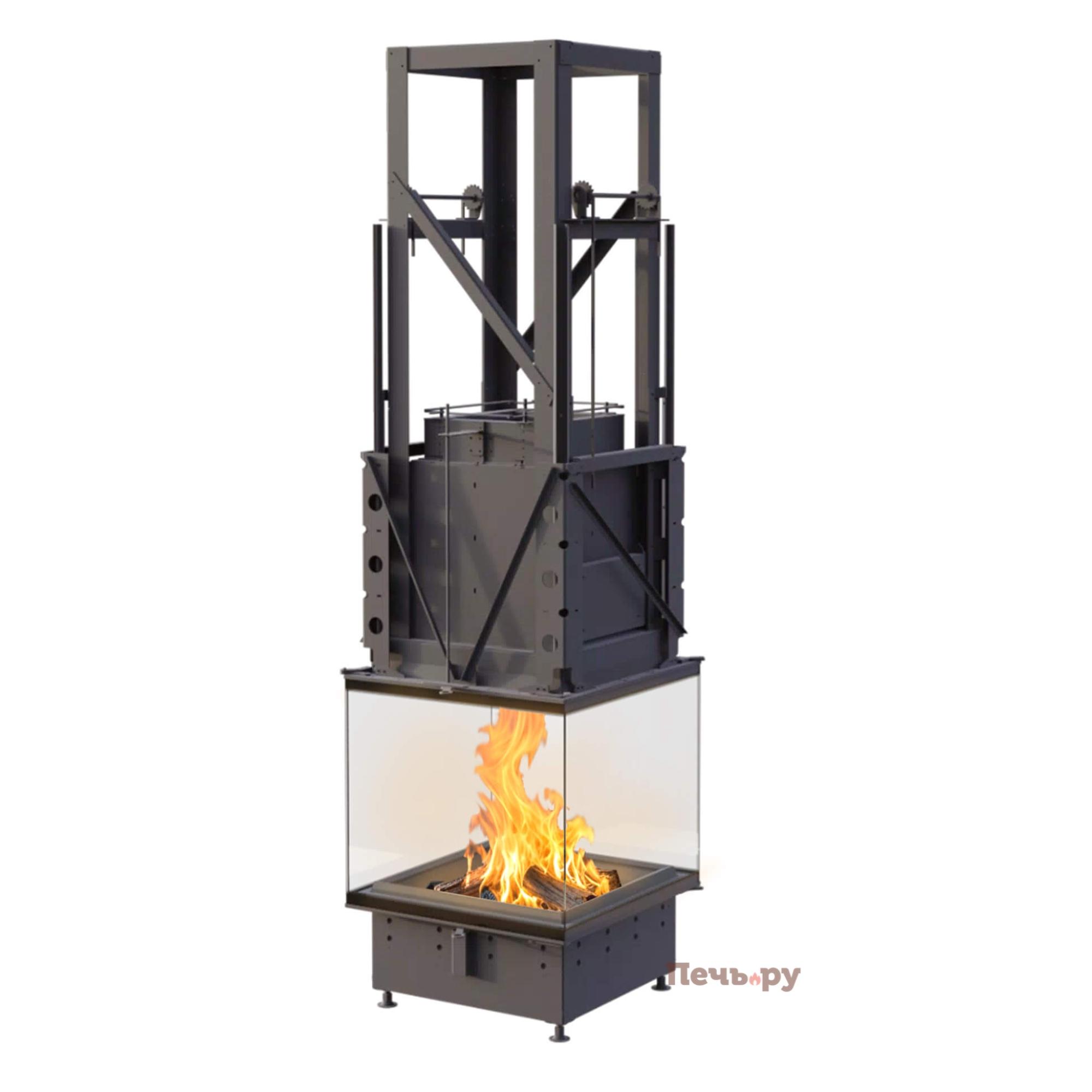 Каминная топка Астов П4С 8070 видео