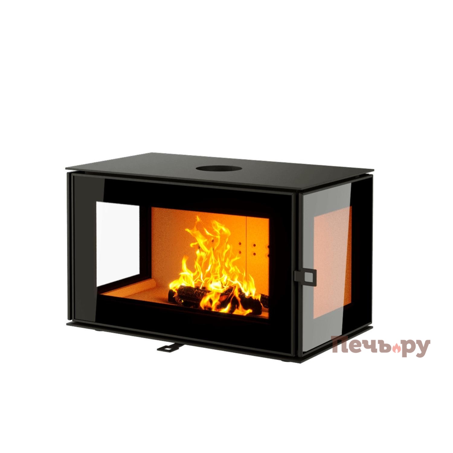 Печь камин Астов Куб 3С 800 видео