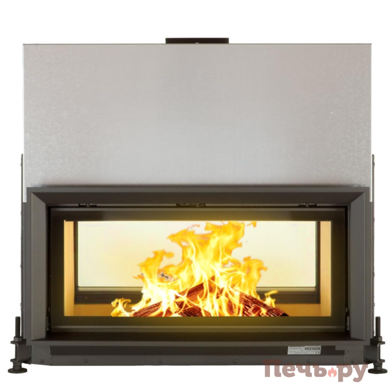 Каминная топка Brunner Architektur-Kamin Tunnel 38/86 с подъемом/без подъема видео