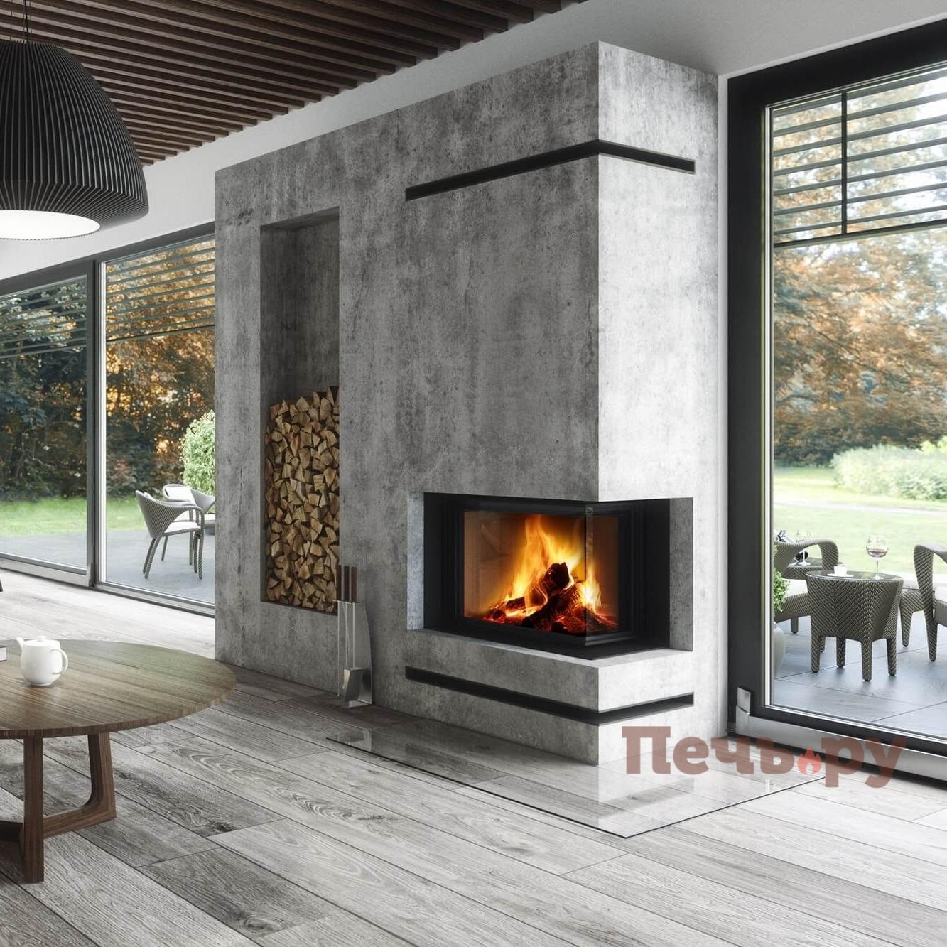 Каминная топка Romotop Impression R/L 2G L 83.60.34.21 видео