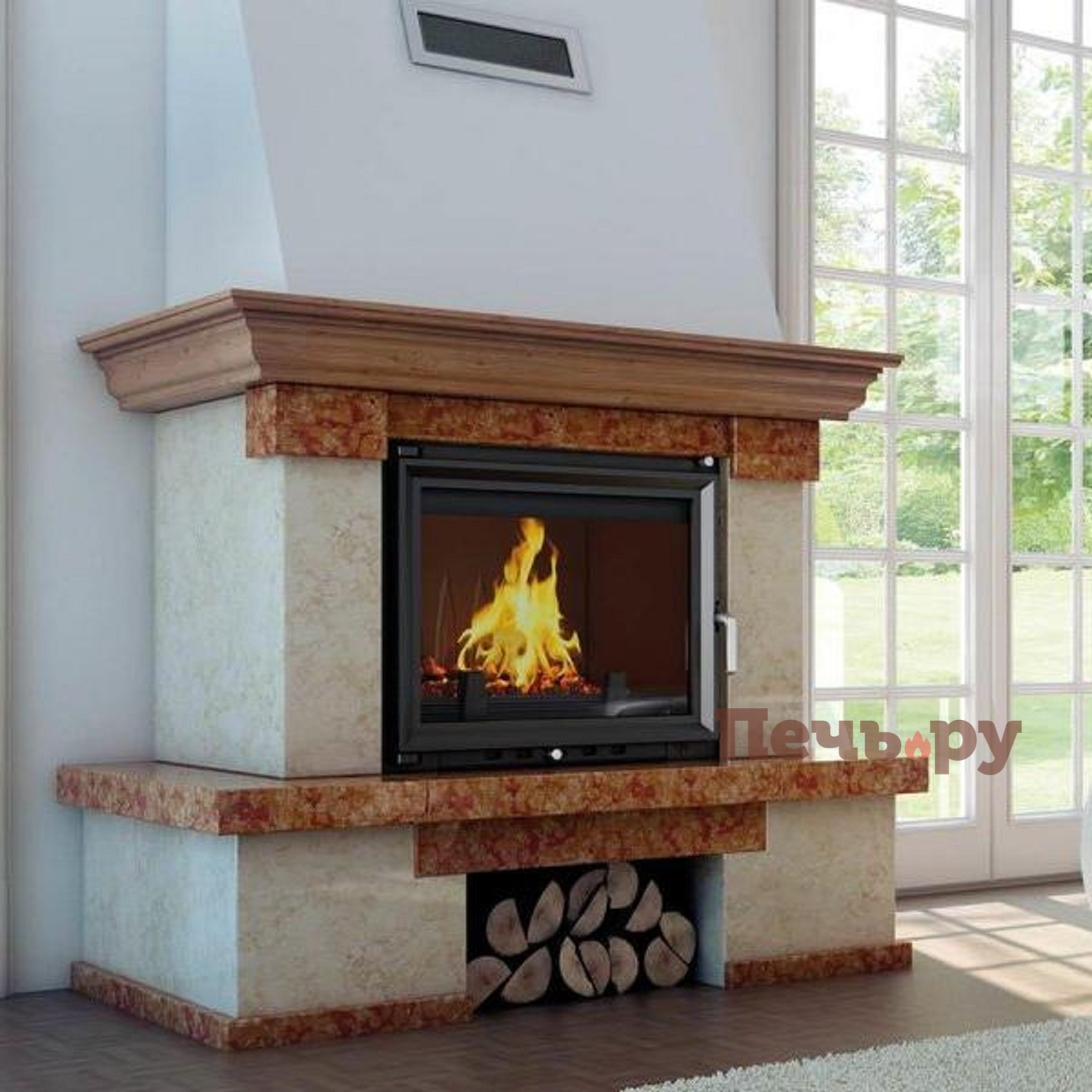 Каминная топка Kratki Maja видео