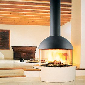 Готовый камин Focus Mezzofocus (верхняя часть + стекло)⚡ – купить с ...