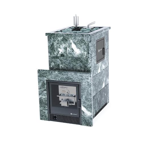 Банная печь ИзиСтим Геленджик М2 в полноценном кожухе Змеевик с ...